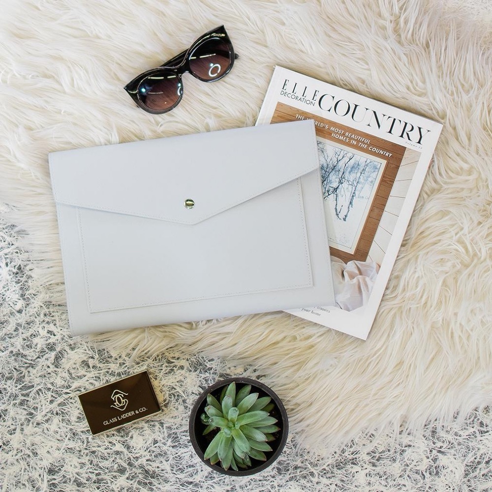 Glass Ladder & Co Megan Portfolio Clutch NWT